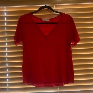 Cute casual red shirt